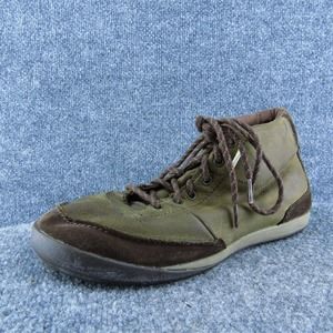 Simple Men Bootie Boots Brown Leather Lace Up Size 10‎ Medium